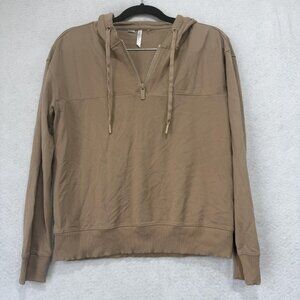 Travis Mathew Pullover Hoodie Womens Small Half Zip Stretch Lightweight Top